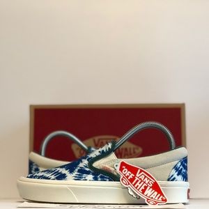 Vans Comfycush Slip-On (Tie Dyeclsh) “Antique White/Blue”